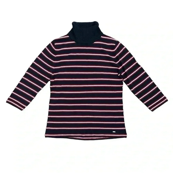 Womens Tommy Hilfiger Turtleneck Half Sleeve Sweater Size Small - Picture 1 of 6
